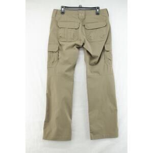 UA Under Armour Storm Tactical Patrol Pants Women Size 12 Khaki Rip Stop Hiking